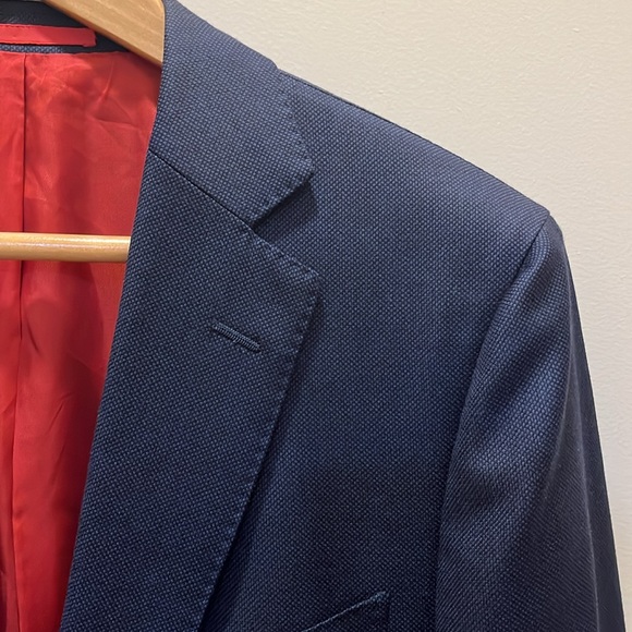 Suit Supply Sienna Navy Birdseye 100% Wool Jacket - Picture 2 of 8